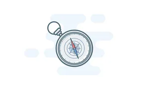 Classic Compass Illustration PNG image