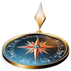 Classic Compass Rose Representation Png 27 PNG image