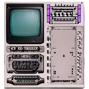 Classic Computer Design PNG 96