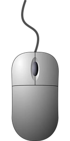 Classic Computer Mouse Vector Illustration