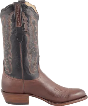 Classic Cowboy Boot Side View PNG