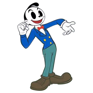 Classic Cuphead Pose Png 05212024 PNG image