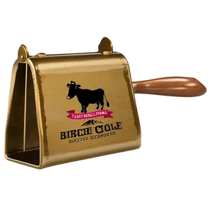 Classic Dairy Farm Cowbell PNG Dom