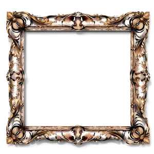 Classic Decorative Frame PNG Pfm