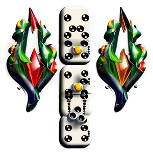 Classic Dominoes Set PNG Lxg PNG