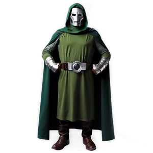 Classic Dr Doom Costume Png 06252024 PNG image