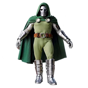 Classic Dr Doom Costume Png 06252024 PNG image