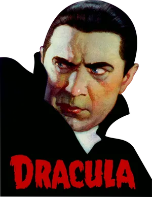 Classic Dracula Portrait PNG image