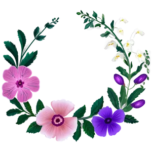 Classic Floral Artistry PNG Swl47 PNG