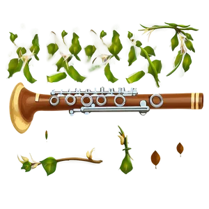 Classic Flute Png Pdn PNG image