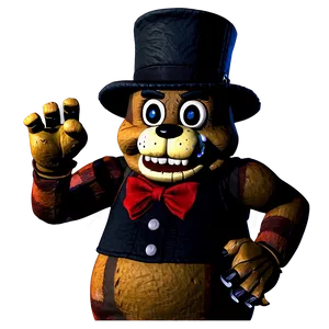 Classic Freddy Fazbear Design Png 05252024 PNG image