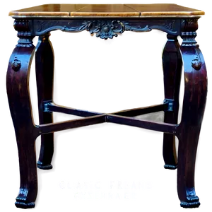 Classic French Bar Table PNG 41
