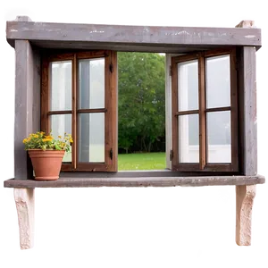 Classic French Window PNG Jbx55