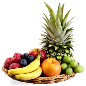 Classic Fruit Basket Png 14 PNG image