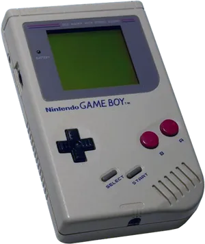 Classic Gameboy Console PNG image
