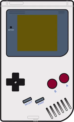 Classic_ Gameboy_ Vector_ Illustration PNG image