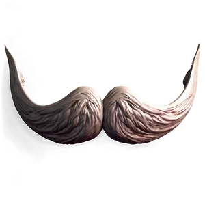 Classic Gentleman Mustache PNG 05042024