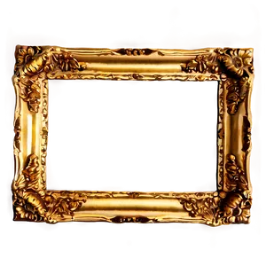 Classic Golden Frame Png Iyk PNG image