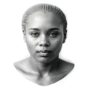 Classic Grayscale Portrait Png Mjl64 PNG image