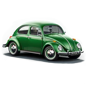 Classic Green Vw Beetle Png 27 PNG image