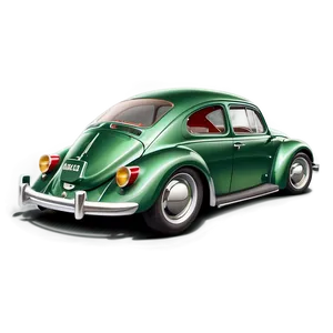 Classic Green Vw Beetle Png Qyk90 PNG image