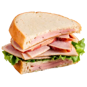 Classic Ham Sandwich PNG 05232024