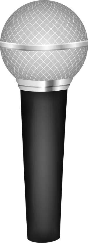 Classic Handheld Microphone PNG image