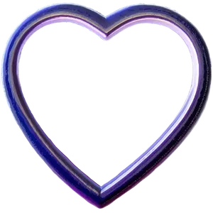 Classic Heart Outline PNG Ner61