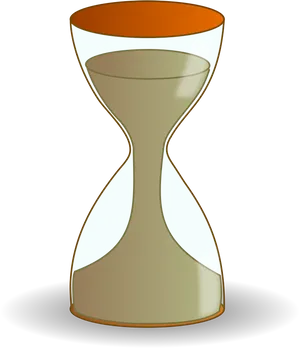 Classic Hourglass Illustration PNG image