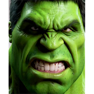 Classic Hulk Face PNG 49