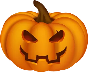 Classic Jack O Lantern Face PNG image