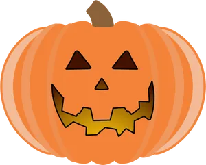 Classic Jack O Lantern Face PNG image