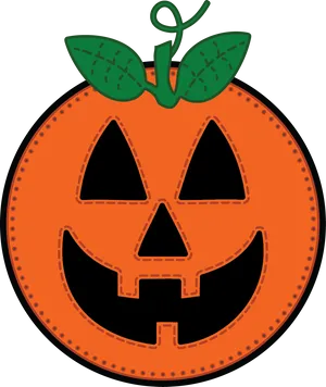 Classic Jack O Lantern Face Vector PNG image