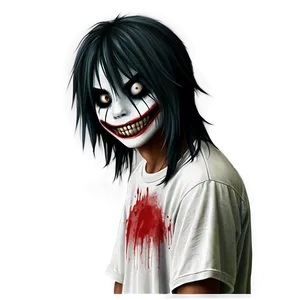 Classic Jeff The Killer Portrait Png 06252024 PNG image