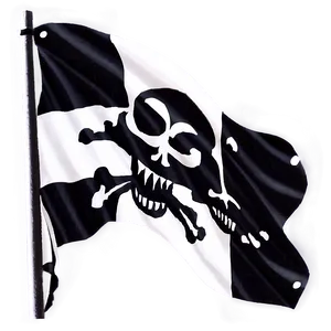 Classic Jolly Roger Flag PNG