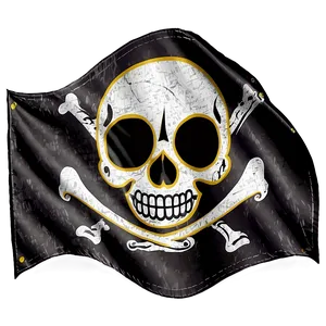 Classic Jolly Roger Flag PNG
