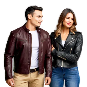 Classic Leather Jacket Png 06122024 PNG image