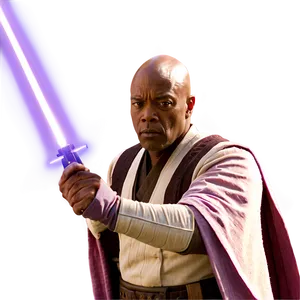 Classic Mace Windu Png Acu PNG image