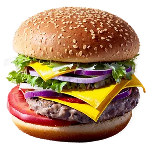 Classic Mcdonald's Burger Png 7 PNG image