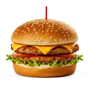 Classic Mcdonalds Burger Png Ibx PNG image