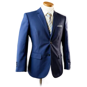 Classic Men's Business Suit Png Chr40 PNG image