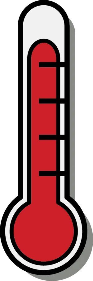 Classic Mercury Thermometer Vector