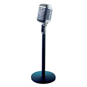 Classic Microphone On Stand Png 06282024 PNG image