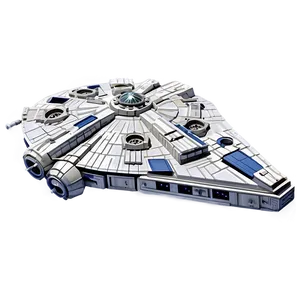 Classic Millennium Falcon Design Png 82 PNG image