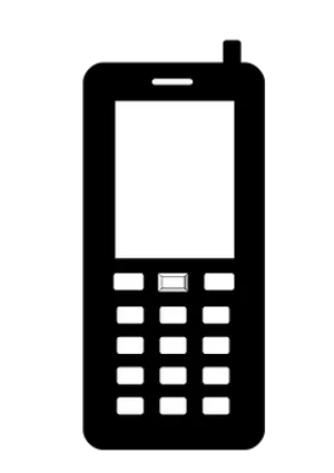 Classic Mobile Phone Icon PNG image