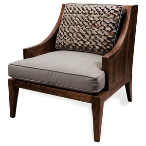 Classic Modern Chair PNG 06282024