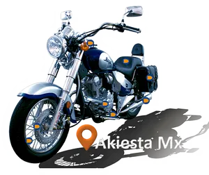 Classic Motorcycle Branding Graphic PNG