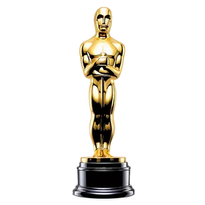 Classic Oscar Statue Png Arf PNG image