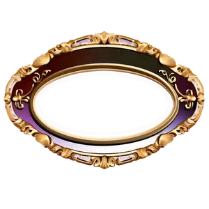 Classic Oval Frame Png Onc84 PNG image