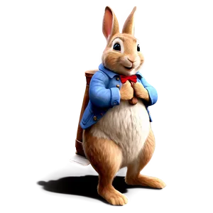 Classic Peter Rabbit Pose PNG Nbl45 PNG